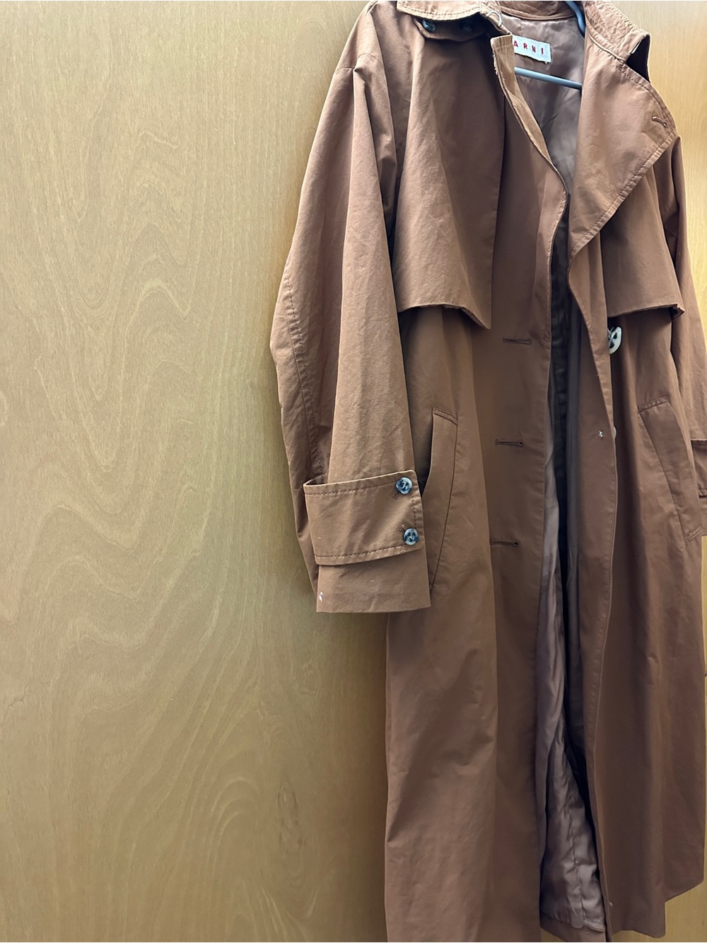 Marni Rust-Brown Trench Coat